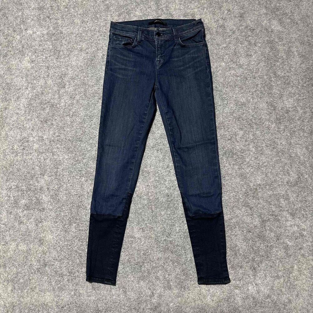 J Brand Snowbird Skinny Jeans Women's Size‎ 26 Dark Wash Step Hem